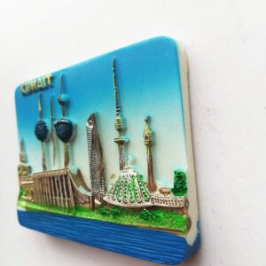 3D Grand Mosque of Kuwait Souvenir Fridge Magnet,Home & Kitchen Decoration Kuwait Refrigerator Magnet