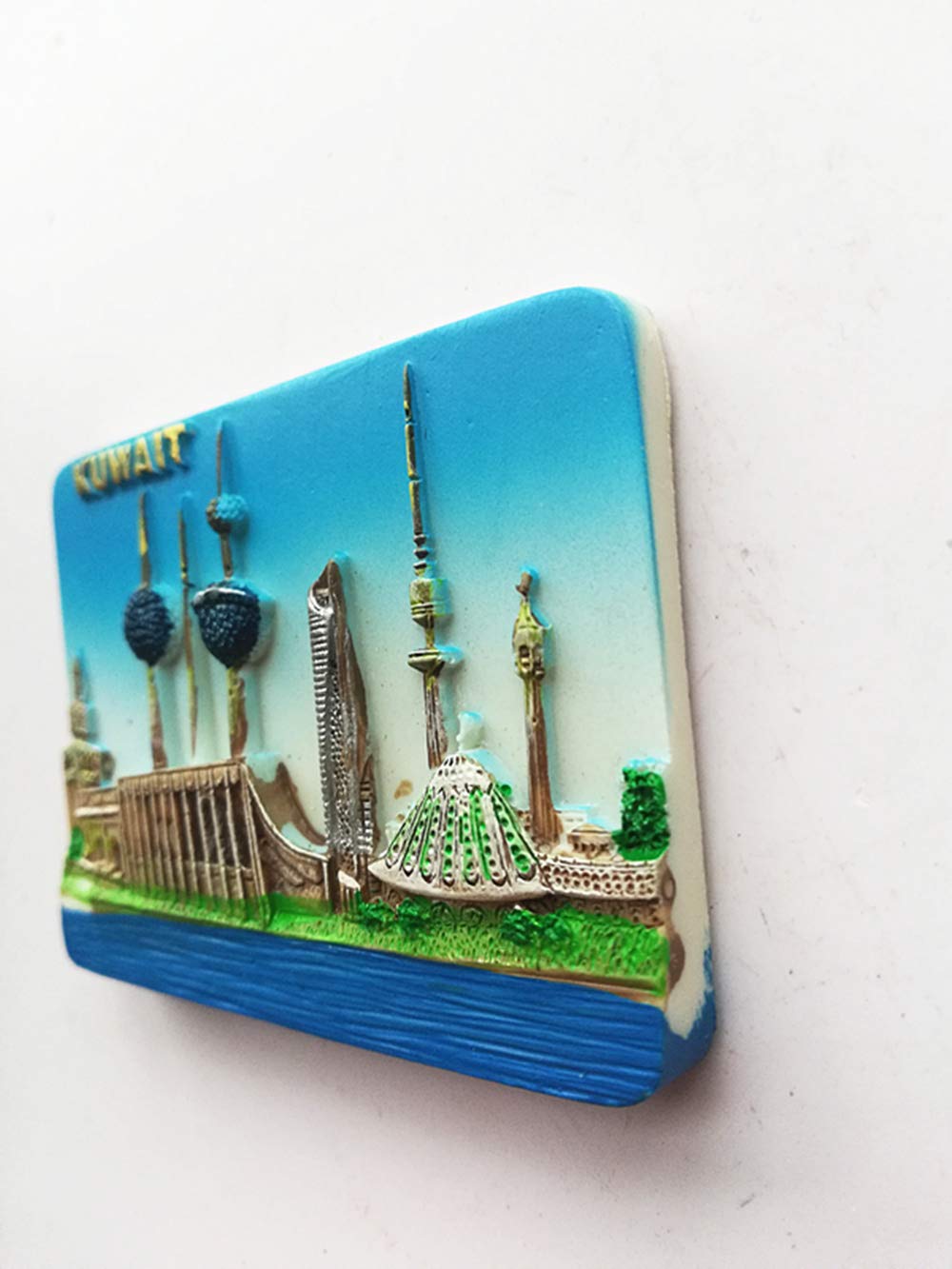 3D Grand Mosque of Kuwait Souvenir Fridge Magnet,Home & Kitchen Decoration Kuwait Refrigerator Magnet