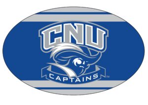 christopher newport captains oval magnet officially licensed collegiate product