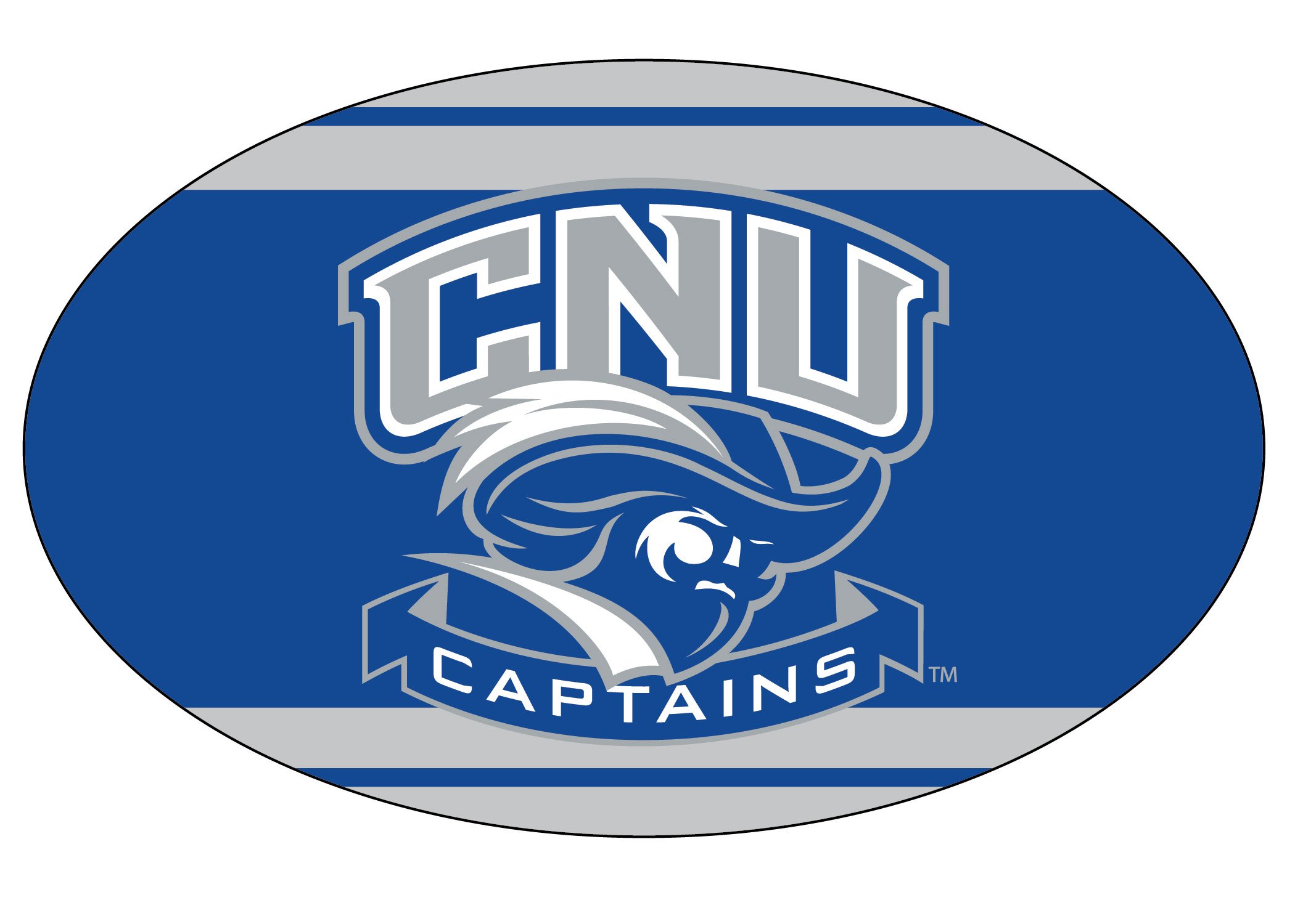 Christopher Newport Captains Oval Magnet Officially Licensed Collegiate Product