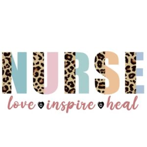 nurse love inspire heal|great gift idea|single |5 inch magnet | made in the usa | car auto tool box refrigerator magnet|mag10047