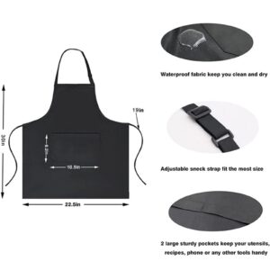 Drawelry Funny Aprons for Mother's Day Gifts: Women Grill Cooking Bake Waterproof Apron 2 Pocket Adjustable Neck Strap (amazing mom)