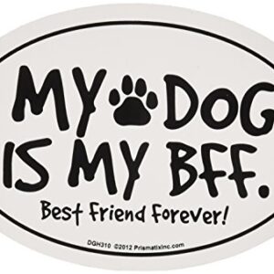 Prismatix Decal Cat and Dog Magnets, My Dog is My BFF