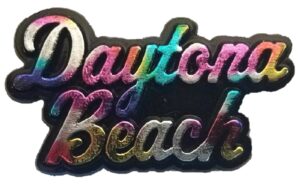 daytona beach florida multi color fridge magnet