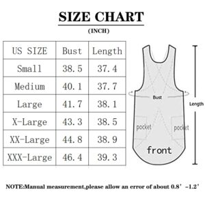 Amlztr Women's Pinafore Apron Cross Back Apron with Pockets Cotton Linen Apron Dress Plus Size