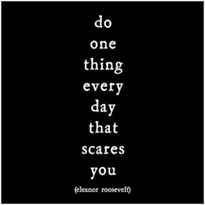 quotable cards do one thing - eleanor roosevelt black and white magnet, 1 ea