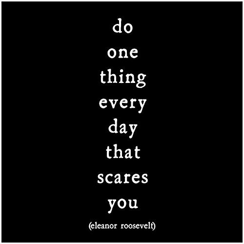 Quotable Cards Do one Thing - Eleanor Roosevelt Black and White Magnet, 1 ea