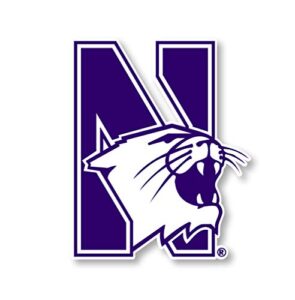 northwestern university wildcats 4 inch vinyl mascot magnet officially licensed collegiate product