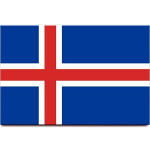 iceland flag fridge magnet reykjavik travel souvenir