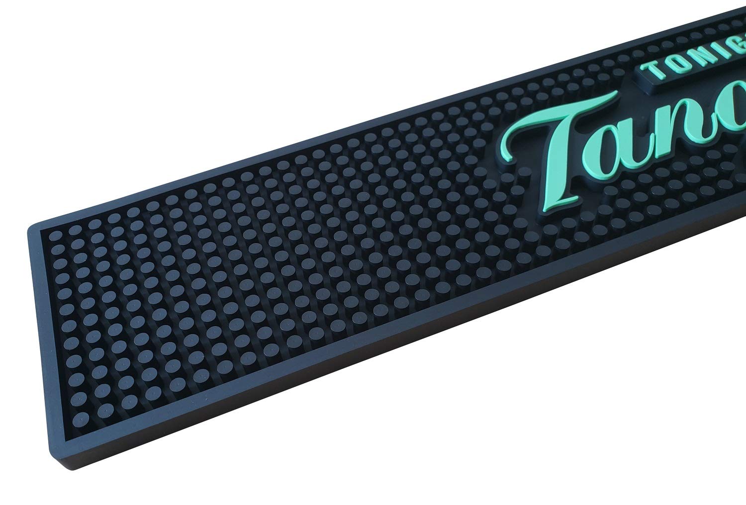 Tanqueray Gin Bar Mat Spill Mat Rail Drip Mat - 23.75" x 4" Green