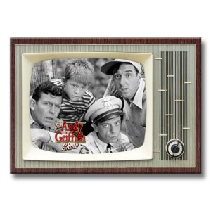 the andy griffith show vintage retro tv 3.5" x 2.5" fridge magnet