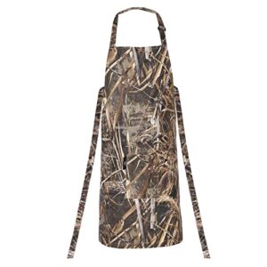 VISI-ONE Max 5 Camo Bib Apron with Large Square Pocket & Adjustable Neck Band