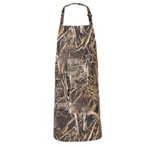 VISI-ONE Max 5 Camo Bib Apron with Large Square Pocket & Adjustable Neck Band