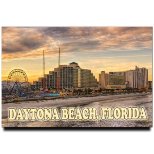 daytona beach fridge magnet florida travel souvenir