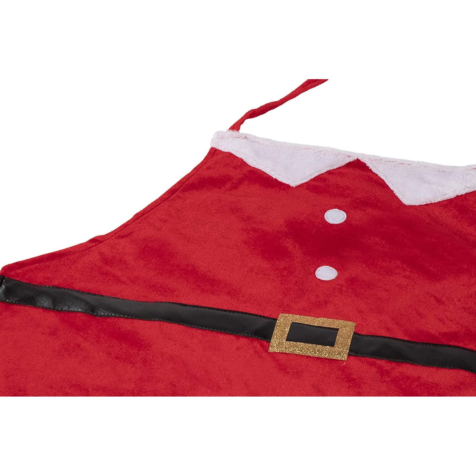 Juvale Elf Christmas Apron with Hanging Legs, Holiday Novelty Gift (35 x 23 In)