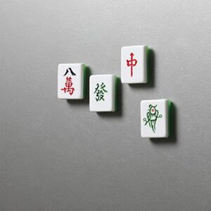 4 pcs mahjong fridge magnet, chinese mini mahjong fridge magnet whiteboard magnet fridge board magnet