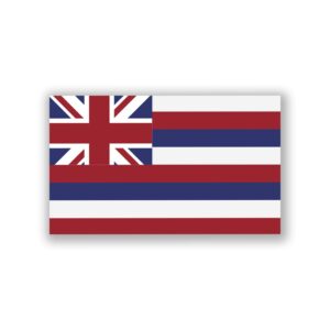 hawaii state flag magnet | 5-inches by 3-inches | premium quality heavy duty magnet | magnetpd317