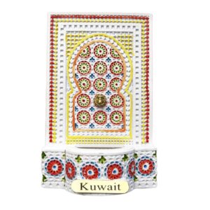 3d kuwait fridge magnet travel souvenir refrigerator magnetic sticker hand painted craft collection