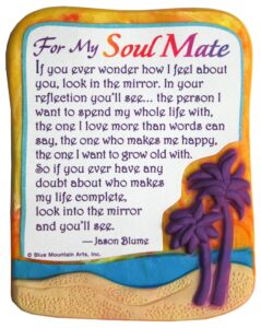 blue mountain arts love refrigerator magnet—romantic message for the love of your life (for my soul mate) small
