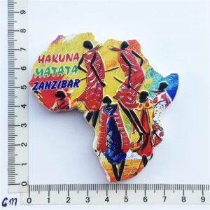 Zanzibar Tanzania Fridge Magnet Souvenir Gift Home Kitchen Decoration Magnetic Sticker Collection