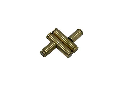 Set of 6 Bullet Magnets, Gold .40 Caliber Bullet Casings, Decorate Your Fridge or Almost Any Metal Surface (Gold)