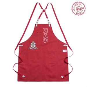 BBGreek Kappa Alpha Psi Official Vendor - Canvas and Vegan Leather Apron - Fraternity Paraphernalia