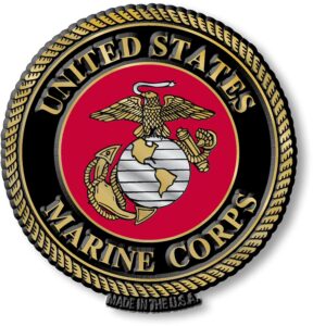 u.s. marine corps seal magnet by classic magnets, collectible souvenirs made in the usa