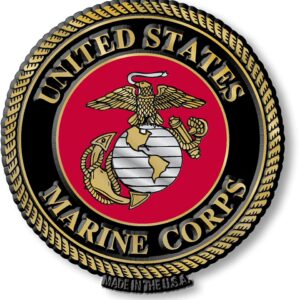 U.S. Marine Corps Seal Magnet by Classic Magnets, Collectible Souvenirs Made in The USA