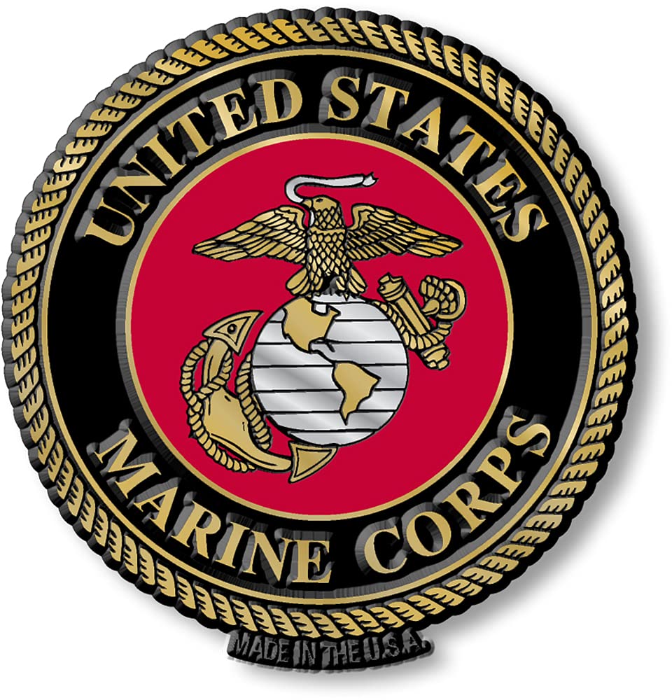 U.S. Marine Corps Seal Magnet by Classic Magnets, Collectible Souvenirs Made in The USA