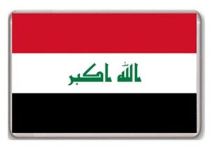flag of iraq fridge magnet