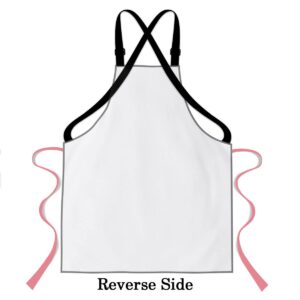 LshyMn Nail Apron 33.4x27.5 Inches Eyelash Apron with 2 Pockets,Funny and Charming Eyebrows Graphic Print Bib Apron for Kitchen Cook BBQ Apron WQXPMN285