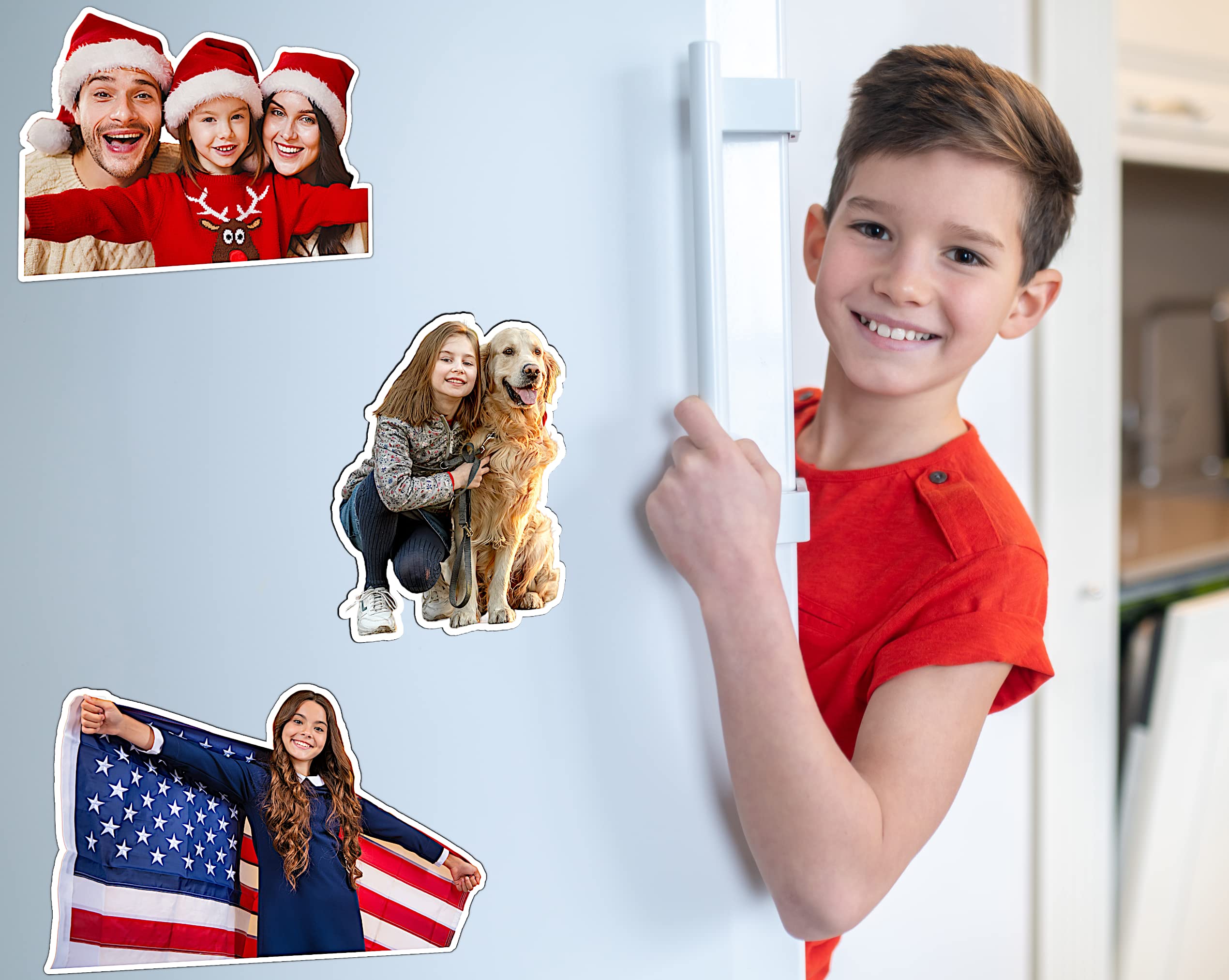 Personalized Photo Magnet - Customized Cutout Magnets Magnetic Photos | Save Your Best Memories