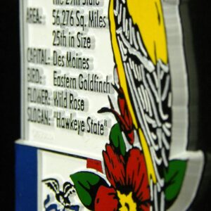 Arkansas State Montage Magnet by Classic Magnets, 2.8" x 3.4", Collectible Souvenirs Made in The USA