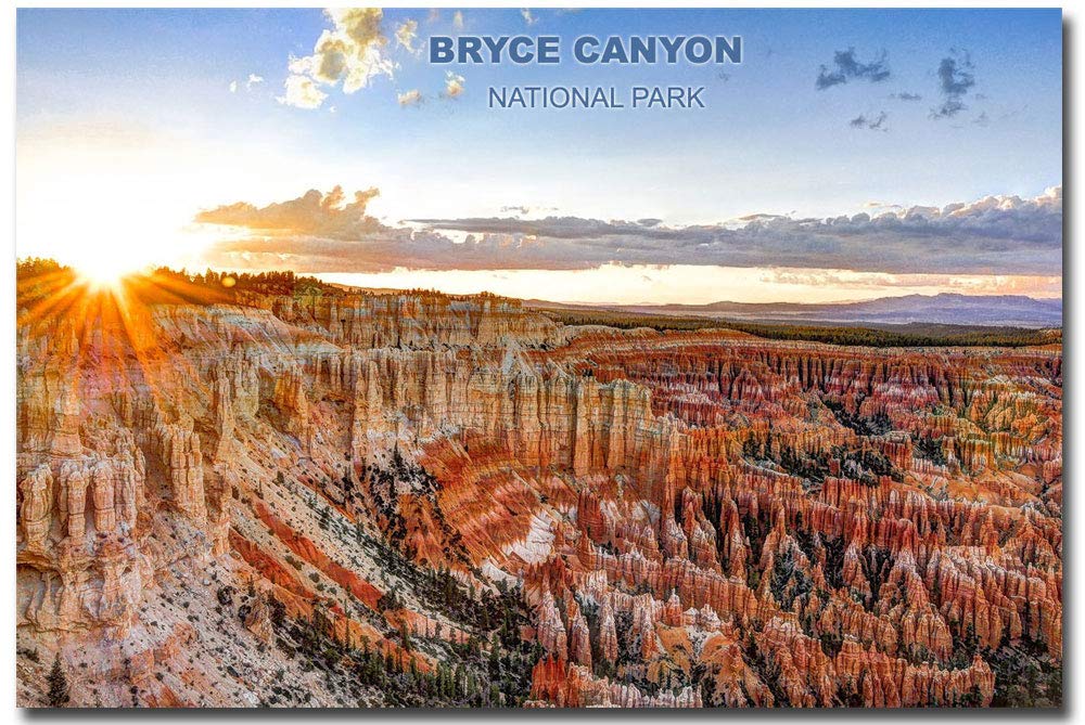 Bryce Canyon National Park Travel Landscape Refrigerator Magnet Size 2.5" x 3.5"