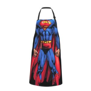 model zone Superhero waterproof apron is the best gifts for the family man or woman cooking apron funny aprons waterproof creative cooking apron