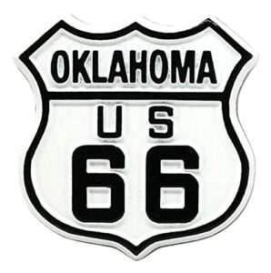 route 66 oklahoma road sign fridge magnet
