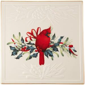 lenox 870608 winter greetings trivet