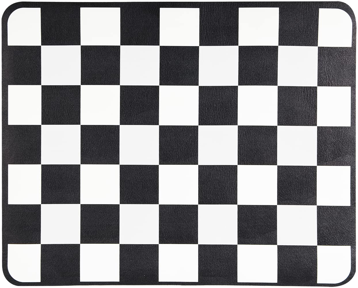 Dish Drying Mat, Kichen Mats, Easy clean, Heat-resistant PVC Mats for Kitchen Counter, Coffee, Bars, Restaurants Counter Top, Kitchen Mat Contain Diatomaceous earth (20x16 Inch Black-White Plaid)