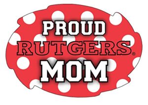 rutgers scarlet knights proud mom magnet single officially licensed collegiate product