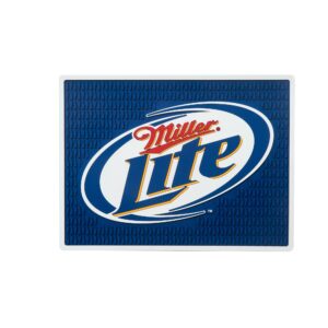 miller lite bar pouring spill mat - 12" x 9"