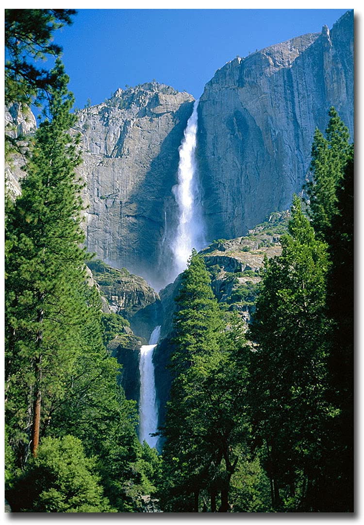 Yosemite Falls Waterfall in Yosemite National Park Travel Refrigerator Magnet Size 2.5inch x 3.5inch