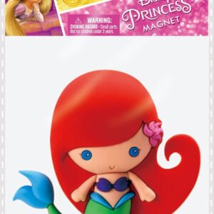 Disney The Little Mermaid - Ariel 3D Magnet Character Magnet,Multi-colored,3"