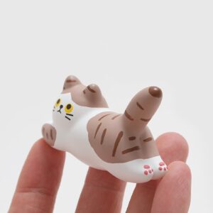 JADDSA Cat Magnet 3D Resin Refrigerator Magnets Stickers Cute Magnets Kitchen Decoration,Decorative Magnets with Double-Sided Stickers to Satisfy Any Panel.