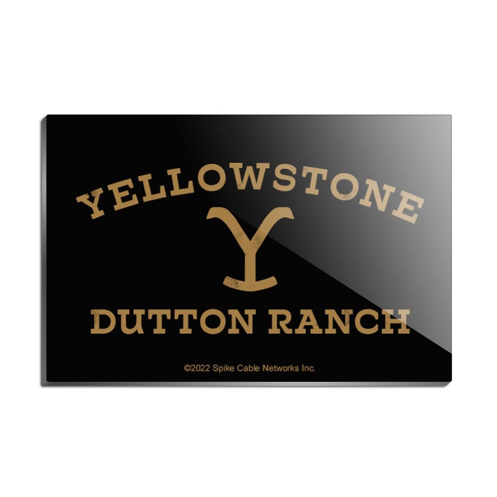 Yellowstone Dutton Ranch Rectangle Acrylic Fridge Refrigerator Magnet