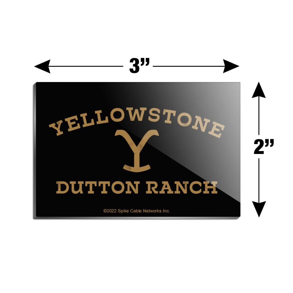 Yellowstone Dutton Ranch Rectangle Acrylic Fridge Refrigerator Magnet