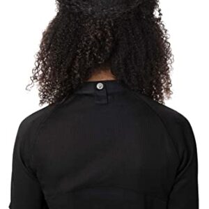 Chef Works Women's Nepal Chef Coat, Black, XX-Large