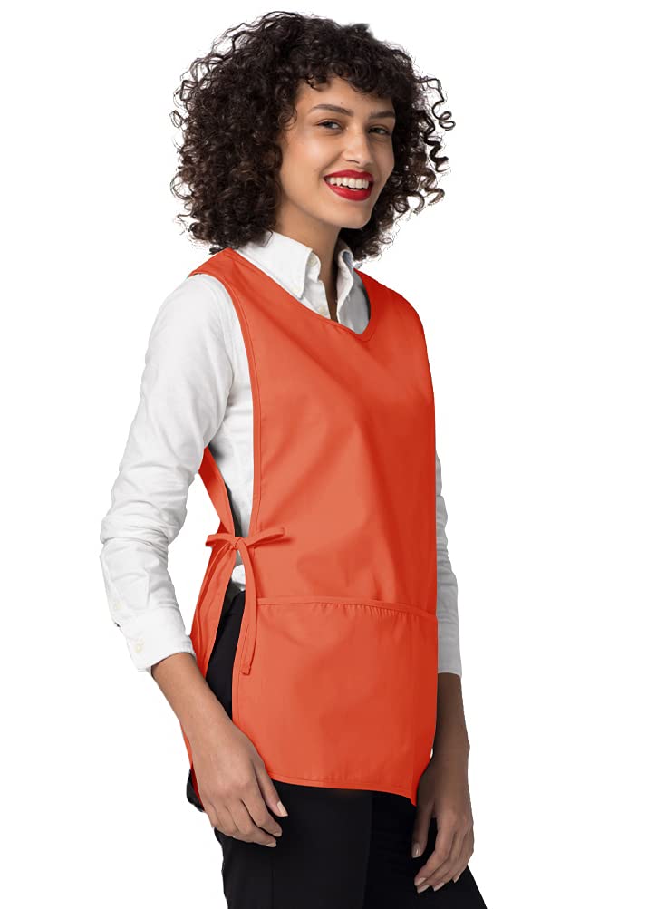 Adar Universal Cobbler Apron - Unisex Cobbler Apron - 702 - Mandarin Orange - X-Large