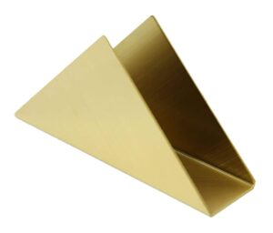 napkin holder, napkin holders for tables kitchen - gold color flat napkins paper holder, stainless steel napkin holder