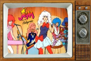 jem & the holograms tv fridge magnet 2" x 3" art saturday morning cartoons refrigerator nostalgic retro c
