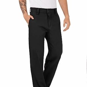 Chef Works Men's Essential Pro Chef Pants, Black, 38